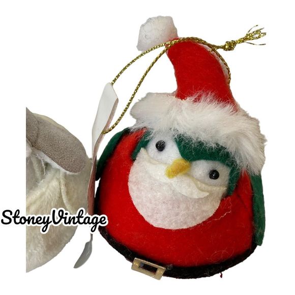 Featherly Friends 4pc Christmas Tree Ornament Set, NWT - Picture 6 of 8